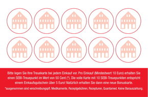 Rückseite der Treuepunkte-Sammelkarte